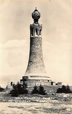 # M2896   Adams   Ma.  Real Photo   Postcard   Mt. Greylock  Memorial • $4.50