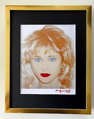 Andy Warhol + Rare 1984 Signed Marie Chantal  Print Matted 11x14 + List $449= • $119