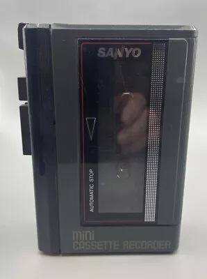 Vintage Sanyo M1012A Portable Mini Cassette Recorder Player Tested And Working • $39.99