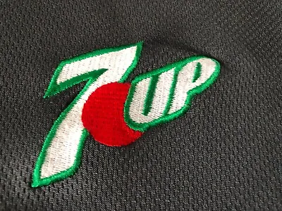 7up Soda Work Shirt Vintage 90s Employee Delivery Uniform Embroidered Logo 2XL • $49.99