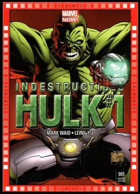 2013 UD Marvel Now!  CUTTING EDGE VARIANT COVER  #108-JQ..INDESTRUCTIBLE HULK #1 • $4