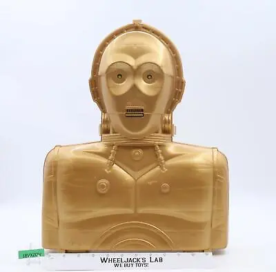 C-3PO Talking Gold Action Figure Storage Case Star Wars 1983 Kenner • $34.31