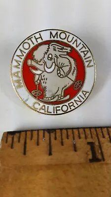 Vintage 1979 Mammoth Mountain Enamel Pin Pre-owned • $12.99