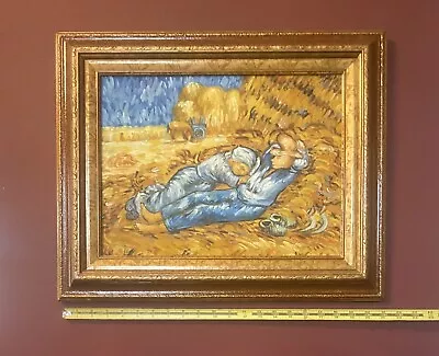 $120 • Buy Noon, Rest From Work By Vincent Van Gogh Amateur Repro On Canvas Framed