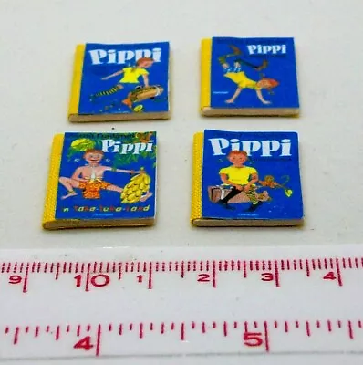 £3.64 • Buy 1812# Small Decorative Book Set With 4 Books - Dollhouse - Dollhouse - M 1zu12