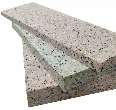£4.99 • Buy Heavy Duty Extra Dense Recon Foam Cut To Size Firm DIY Custom Sizes Available
