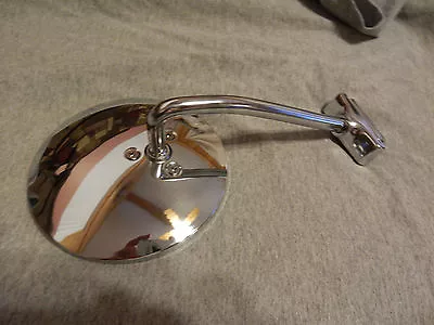 Vintage Chrome Side Door Mirror Classic Truck Van Jeep Hotrod Complete Kit • $17.99