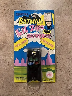 Vintage 1975 Ahi L'il Zips Batman Batmobile Factory Sealed Made In Hong Kong • $214.99