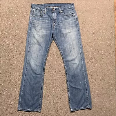 Levi's 527 Jeans Men 32x30 (Actual: 30x29) Blue Bootcut Lightweight Denim • $24.44