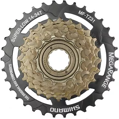 Shimano MF-TZ31 Tourney Freewheel (14-34T Mega 7 Speed) • $24.99