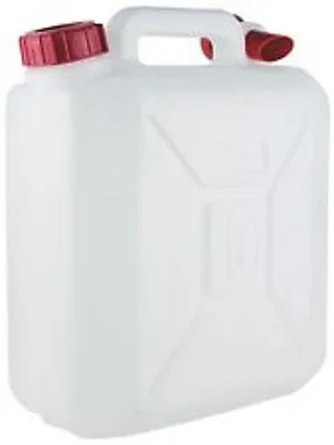 10 Litre Food Grade Plastic Water Container With Pouring Tap & Carry Handle • £9.95