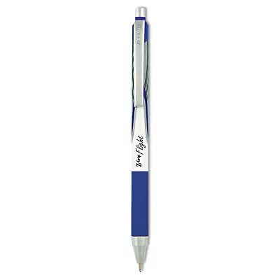 Zebra Z-Grip Flight Retractable Ballpoint Pen 1.2 Mm Bold Blue Dozen 21920 • $14.99