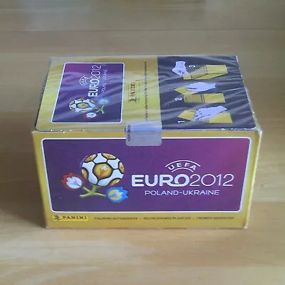 Panini EURO 2012 POLAND - UKRAINE Football Stickers - FULL BOX - 100 Packets. • £49.99