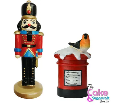 Soldier Cake Topper Or Post Box Christmas  Decoration Christmas Nutcracker  • £6.59
