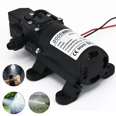 $20.90 • Buy 12Volt Water Pump 130PSI Self Priming Diaphragm High Pressure Automatic Switch