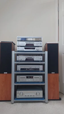 £1150 • Buy Sony Hi- Fi Full Separate System With Tannoy Speakers Without Hi-Fi Stand