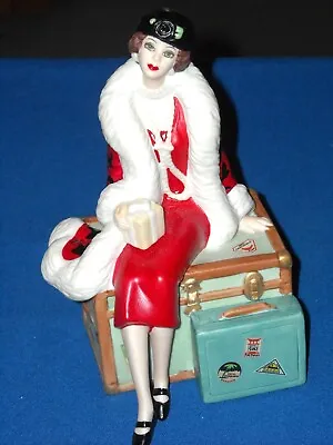Holiday Voyage Barbie Limited Edition Porcelain Figurine 1998 Hallmark In Box • $19.99