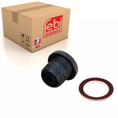 Oil Drain Plug Inc Sealing Ring Fits Volkswagen OE N0160276S1 Febi 171173 • £3.95