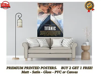 £3.68 • Buy Titanic Classic Movie Large Poster Art Print Gift A0 A1 A2 A3 A4 Maxi