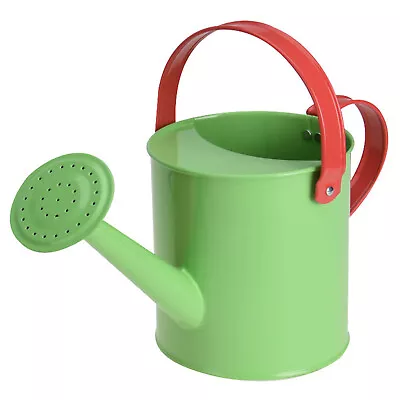 Children’s Watering Can Small 1L With Rose Sprinkler Plants In/Outdoor Metal Kid • £14.99