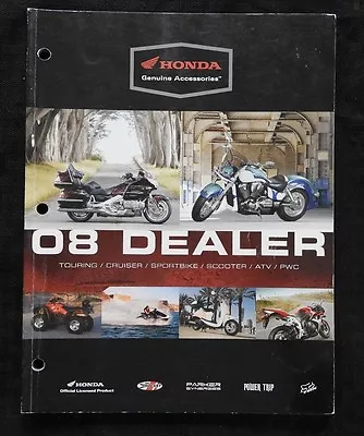 2008 Honda Dealer Motorcycle Accessories Catalog Gold Wing Vtx1800 Shadow • $26.95