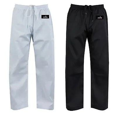 Adult Karate Trousers Martial Arts Trouser Student Karate GI Aikido Pant Kung Fu • $17.99