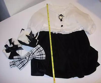 ALICE VANDERBEAR Wear PORTRAIT IN BLACK & WHITE OUTFIT 5230 Bear Clothing • $13.99