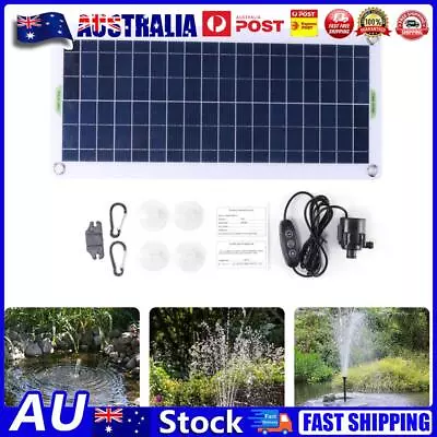 19W 800L/H Aquarium Pump Watering System PET Solar Panel Pump Kits For Fish Tank • $43.09