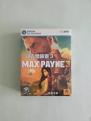 Max Payne 3 PC Chinese Big Box  Seal • $199