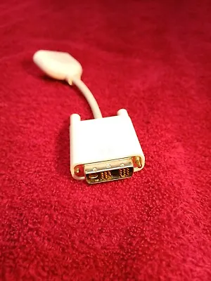 Genuine Apple Mac MacBook Pro Male DVI To VGA Monitor 6 Inch Long Adapter Cable • $3.99