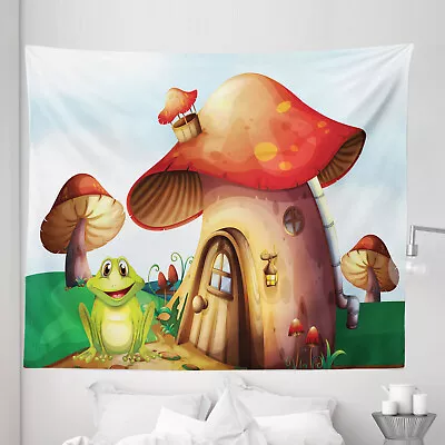 Ambesonne Forest Scene Microfiber Tapestry Wall Hanging Decor In 5 Sizes • $13.99