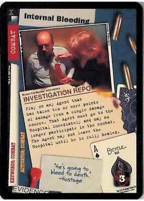 X-Files CCG Internal Bleeding XF97-0024v2 • $0.99