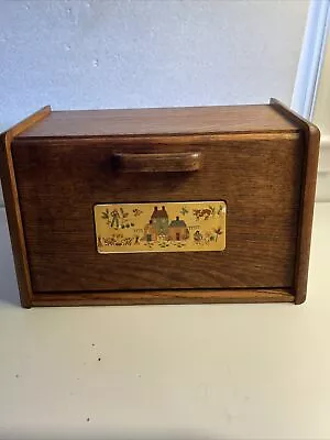 Vintage International Heartland Wooden Bread Box • $69.60