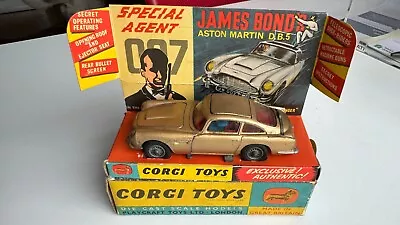 Corgi Toys 261 1965 James Bond Aston Martin Db5 - In Original Box • £90