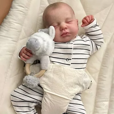 50CM Already Finished Reborn Baby Doll LouLou Twins Lifelike Newborn Sleeping   • $116.18