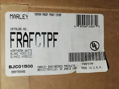 New Marley Frafctpf Tamper Proof Front Cover - Free Shipping • $43