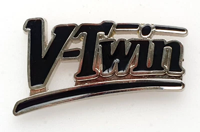 $6.61 • Buy V-Twin, Black Lapel/hat Pin Badge                                        B011202