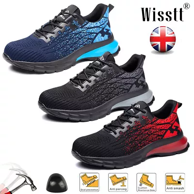 £24.99 • Buy Mens Waterproof Ankle Work Boots Safety Shoes Womens Steel Toe Cap Trainers Size