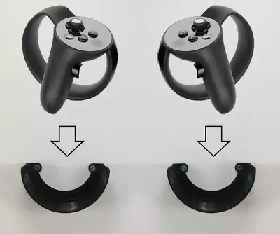 Controller Touch Wall Bracket/Mount For Oculus Rift (2 In A Pack) : Black • £11.39