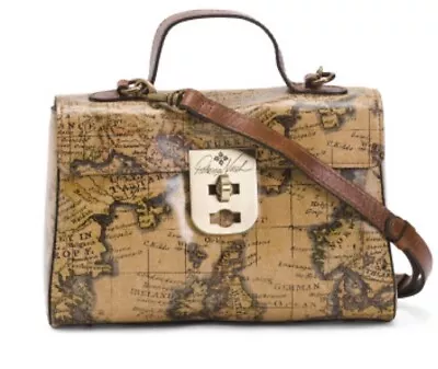 PATRICIA NASH CARISBROOKE European Map LEATHER PURSE NWT CUTE!! • $89.99