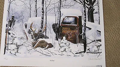   OLD TIMERS   By Artist Charles Denault - Whitetail Deer & Deer Hunting Print  • $39