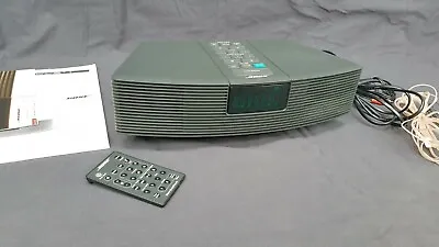 £99 • Buy Bose AWR1-2W - AM/FM Wave Clock Radio System - Black With Remote - Working