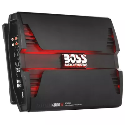 1 BOSS AUDIO SYSTEMS PD4000 Amplificatore 1 Canale 4000 Watt Max Per Subwoofer • £1090.06