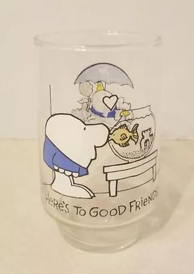 $9.99 • Buy Vintage 1977 Ziggy/7-UP Collector Series Glass  Here's To Good Friends  
