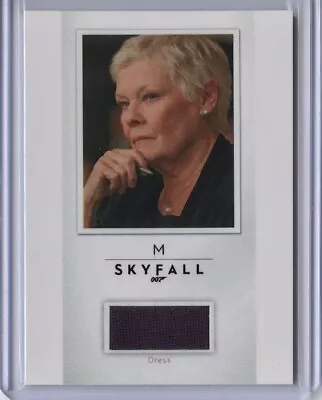 2016 James Bond Classics Skyfall Relic Card PR10 Judi Dench Dress /200 • £18.95