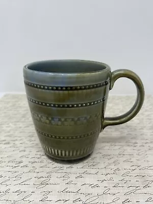 Vintage Wade Pottery SHAMROCK “K” Cup Mug Green Blue Irish Porcelain Ireland • $19.99