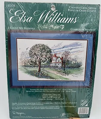 Elsa Williams I Count My Blessings Counted Cross Stitch #02131 20  X 12  • $20.99
