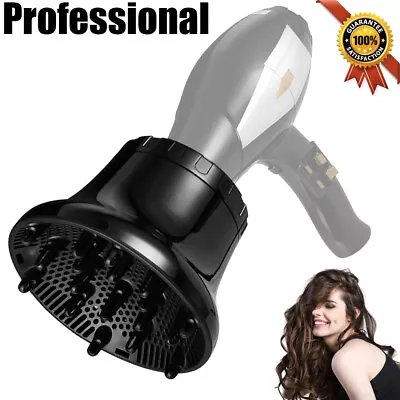 Professional Diffuser Tool Hairdressing Salon Universal Blower Curly Hair Dryer • £10.90