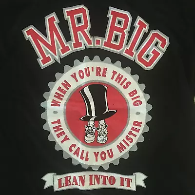 Mr. Big Lean Into It T-Shirt Short Sleeve Cotton Black Men Size S To 5XL BE527 • $20.89