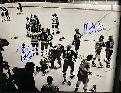 Mike Eruzione Jack O’Callahan 1976 BU Vs Minnesota Bench Brawl Autographed • $75